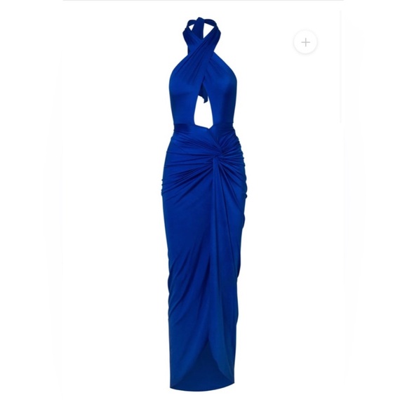 Baobab Collection Blue Backless Dress - Picture 3 of 3